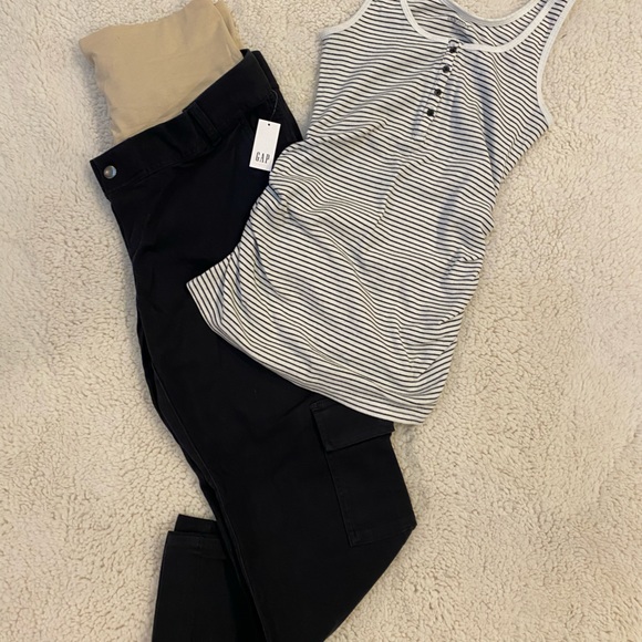 Gap NWT maternity cargo pants - Picture 7 of 9